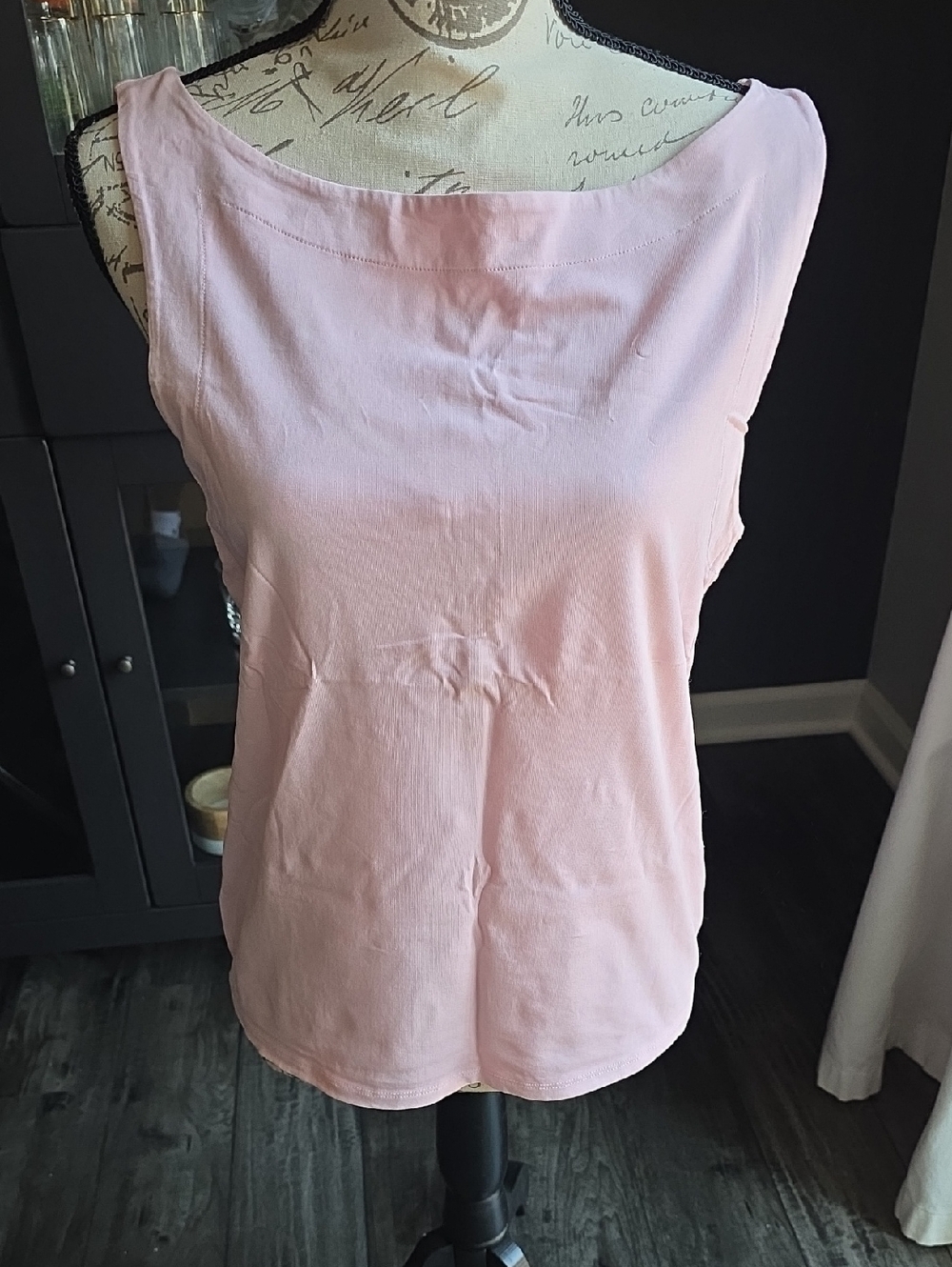 We The Free Pale Pink Scoop Neck Tank Top